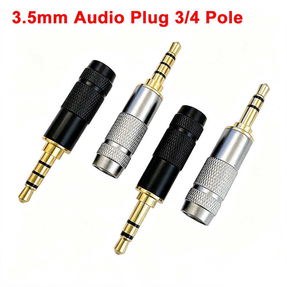 Audiophile Headphone Wired - 1 Buah Konektor Earphone 3/4 Tiang