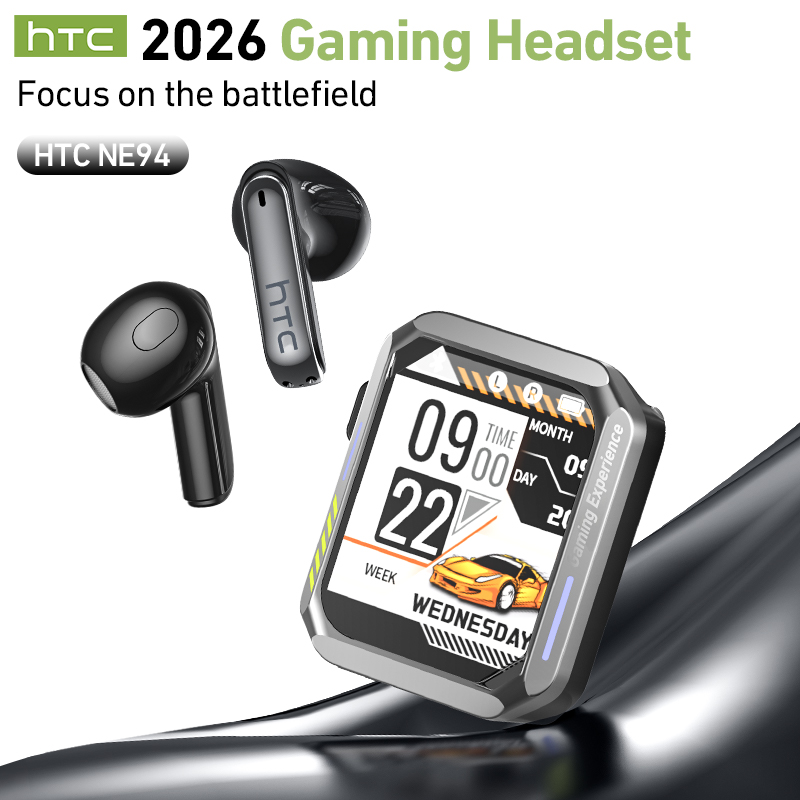 Headset TWS Gaming HTC NE94 de - Wireless Earbuds Tws ulasan dan harga