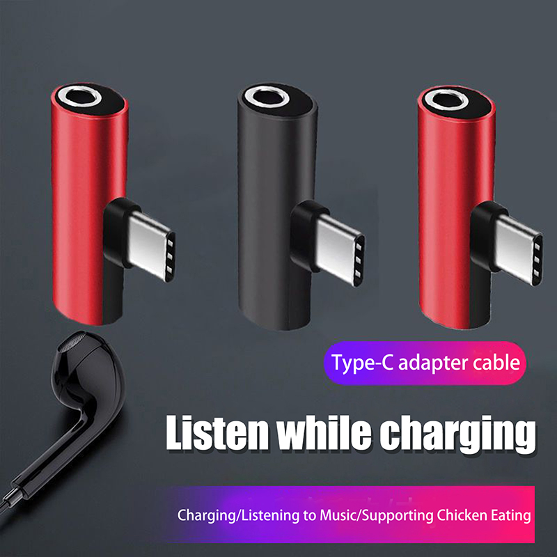 Adaptor Logam USB Tipe-C ke Ja - Earphone Splitter Jack ulasan dan harga